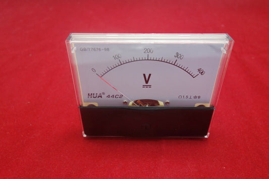 1pc Analog Voltage VOLTMETER Panel Meter DC 0 - 400V 44C2 80*100MM
