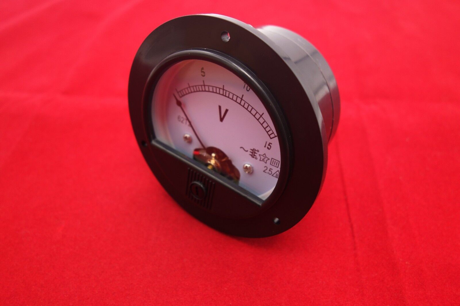 AC 0-15V Round Analog Voltmeter Voltage Panel Meter  Dia. 90mm directly Connect