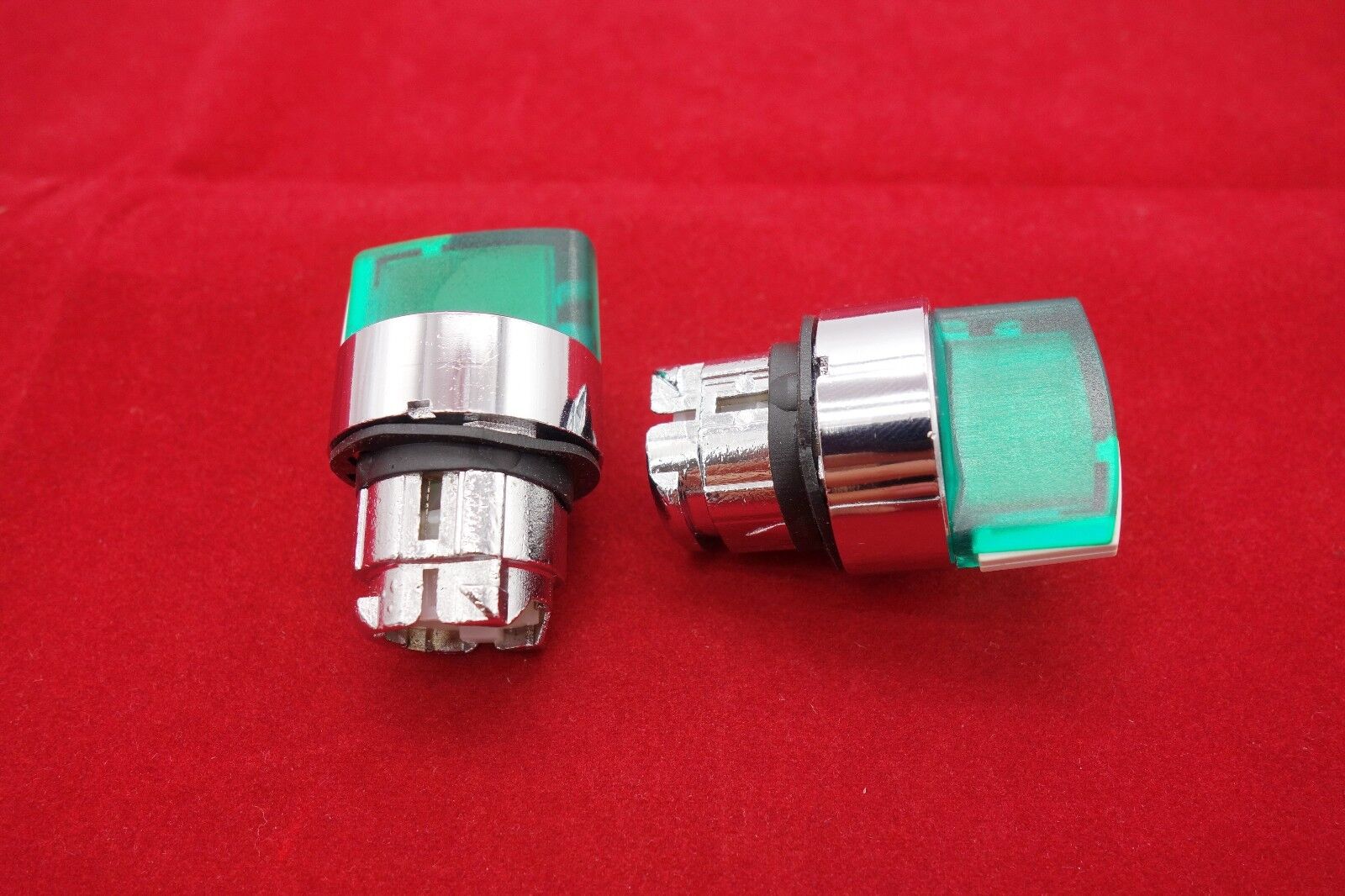 2PC 22MM Green Momentary Select selector SWITCH HEAD 3 Position FITS ZB4BK1533