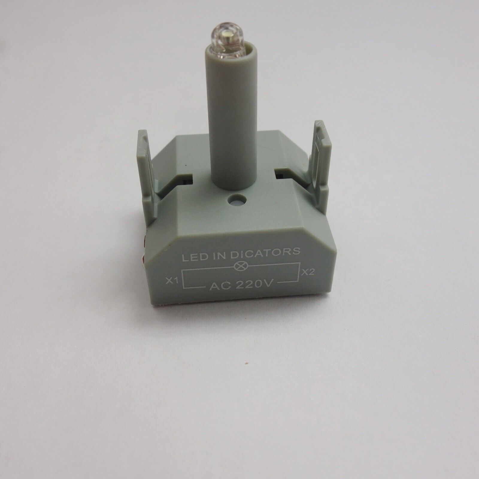 2PCS Lamp Holder LED light block D/Y28 Yellow Color 220V AC use for LA38 LA39
