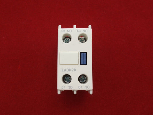1PC Auxiliary Contact Block Fits LADN20 2NO Use for LC1D NEW TYPE CONTACTOR