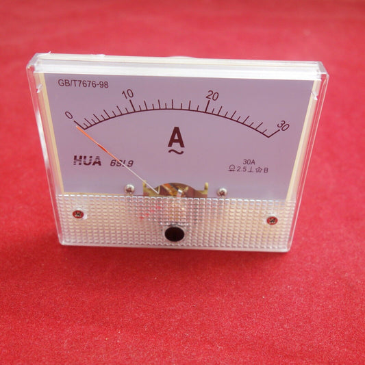 1pc AC 0-30A Analog Ammeter Panel AMP Current Meter 69L9 direct connect