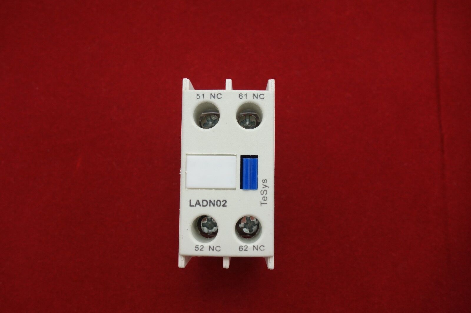 1PC Auxiliary Contact Block Fits LADN02 2NC Use for LC1D NEW TYPE CONTACTOR
