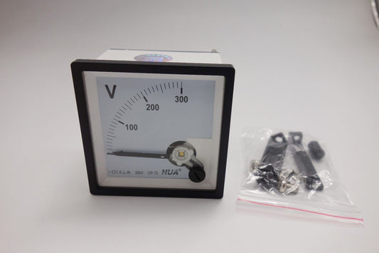 1PC DC 0-300V Analog 72X72mm Voltage Analogue Panel meter Directly connnect
