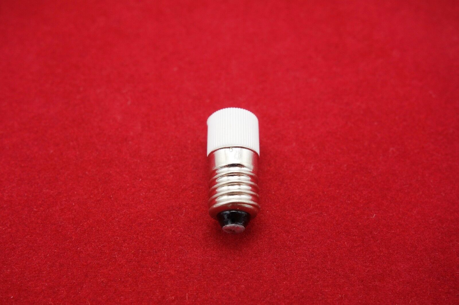 5PCS E10 LED BULB 12V AC/DC WHITE COLOR Base Dia. 9mm