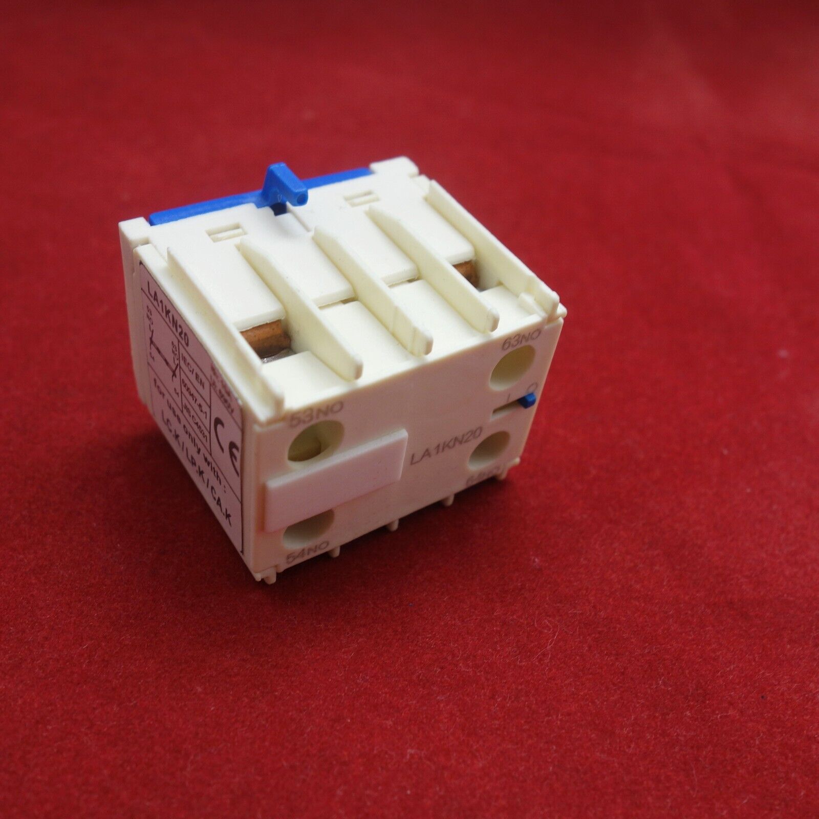 1PC Auxiliary Contact Block Fits LA1KN20  2NO USE WITH LC.K LP.K CA.K CONTACT