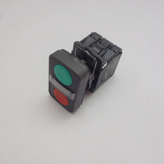 Illuminated double headed push button Fits XB5AW7... two flush Middle 220V LED