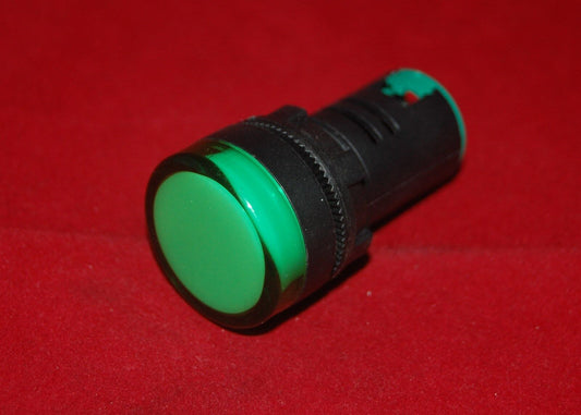 10PCS Pilot light Green  Led Lamp 22mm Screw Terminal  12V  AD16-22D/S
