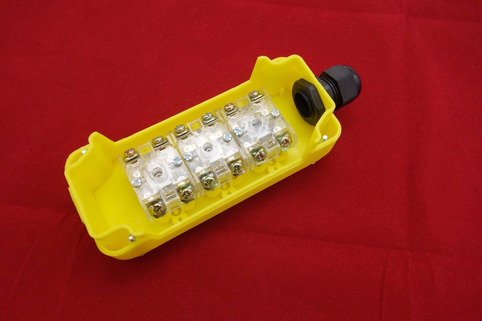 1PC 3 Buttons Hand Remote Hoist And Crane Pendant Control Station T-2