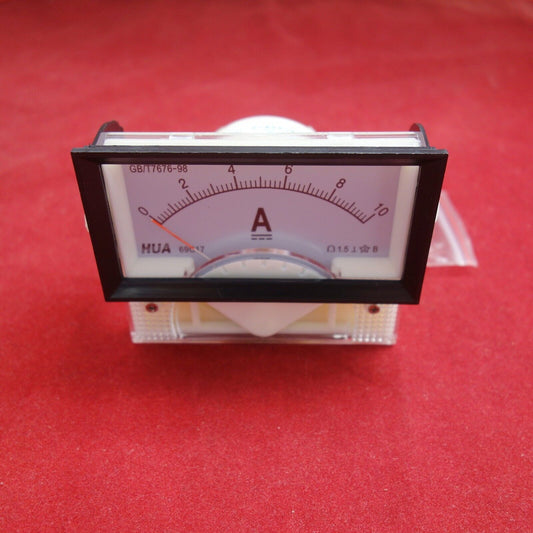 1PC DC 0-10A Analog Ammeter Panel AMP Current Meter 69C17 69C9 direct Connect