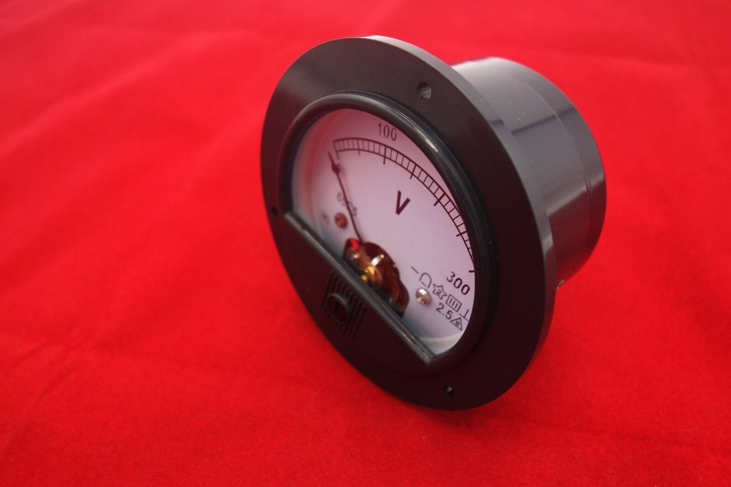 DC 0-300V Analog Voltmeter  Voltage Panel meter  Dia. 90mm Direct Connect
