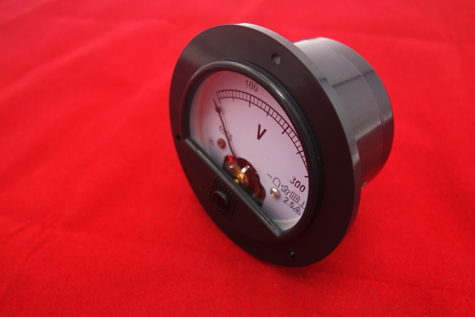 DC 0-300V Analog Voltmeter  Voltage Panel meter  Dia. 90mm Direct Connect