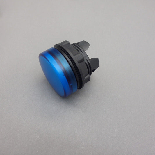 2PCS Fits ZB5AV063 Blue color head only  22mm For USE XB5BV Integral LED Light