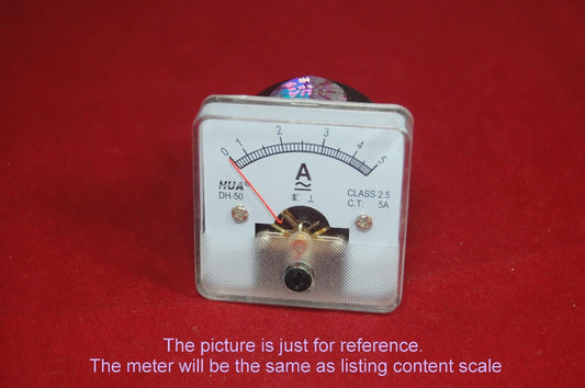 1PC AC 3A Analog Ammeter Panel AMP Current Meter 50*50mm 0-3A