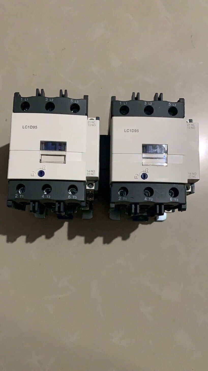 1pc New type FITS LC2D95E7 AC INTERLOCK CONTACTOR 95A COIL 48V AC 50/60HZ