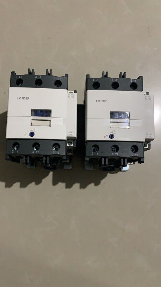 1pc New type FITS LC2D95E7 AC INTERLOCK CONTACTOR 95A COIL 48V AC 50/60HZ