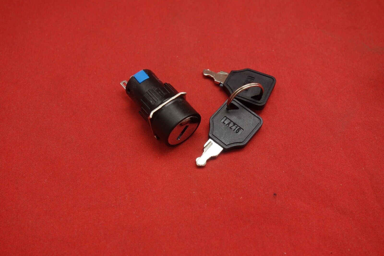 2PCS Cutout 16mm Key switch 2 Position 1NO/1NC Maintained AC 250V 3A