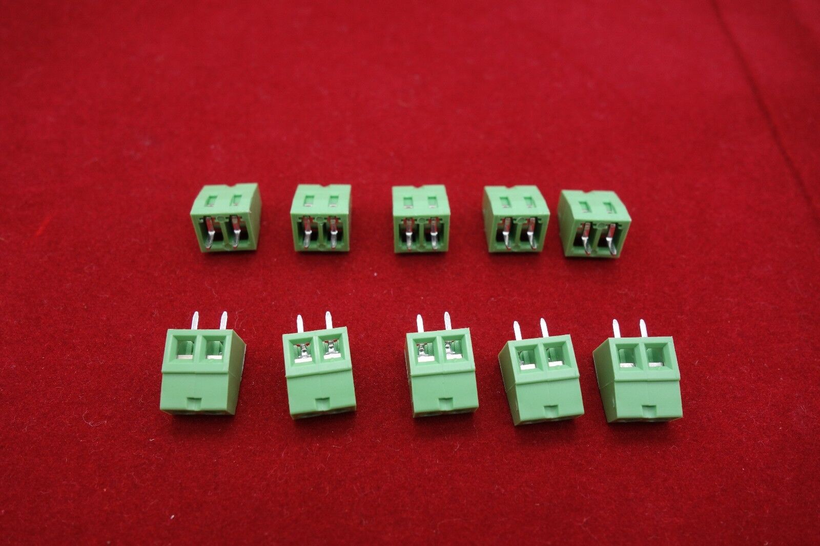 20PCS PCB Terminal Block 2 Pole 16A Pitch 5.08mm 22-14 AWG(1.5mm) Screw type