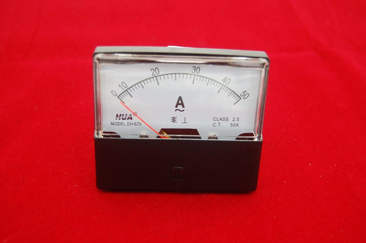 1pc AC 0-50A Analog Ammeter Panel AMP Current Meter 60*70MM directly Connect
