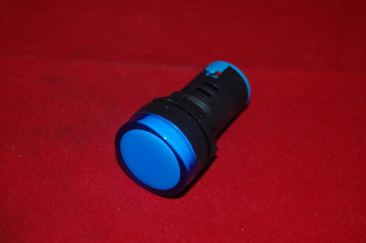 10PCS Pilot light Blue  Led Lamp 22mm Screw Terminal AC 110V  AD16-22D/S