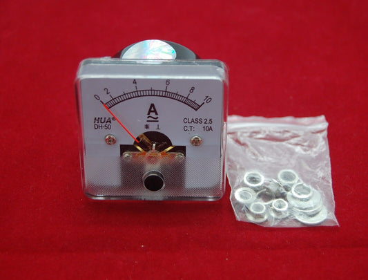 1PC AC 0-10A Analog Ammeter Panel AMP Current Meter 50*50mm directly Connect