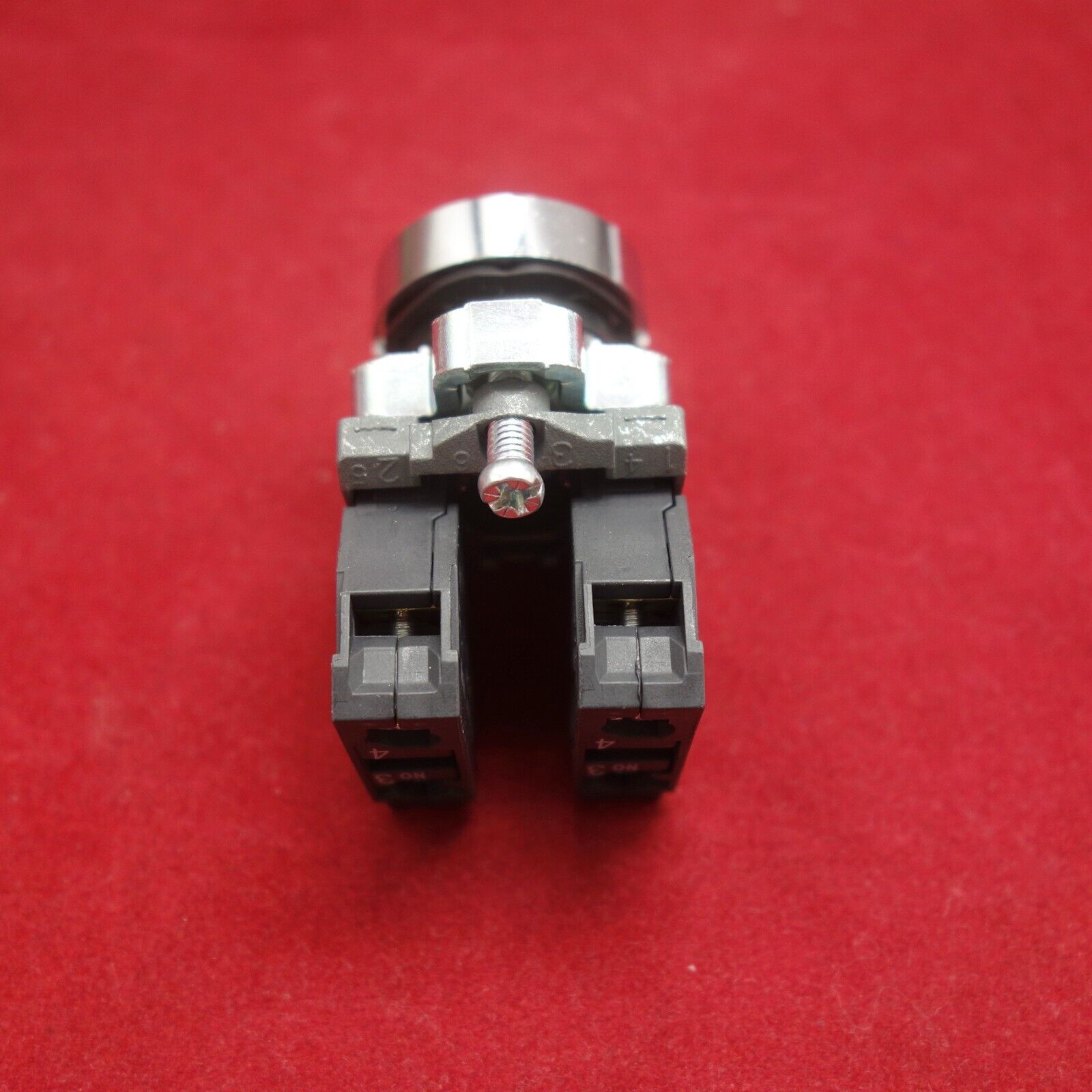 1PC 22MM Metal PUSHBUTTON SWITCH FITS XB4BA35 GREEN 1NC/1NO