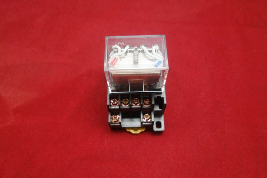 1PC LY4N General Purpose Relay 120V AC 14-Pins 10 Amp With PTF14A Socket 