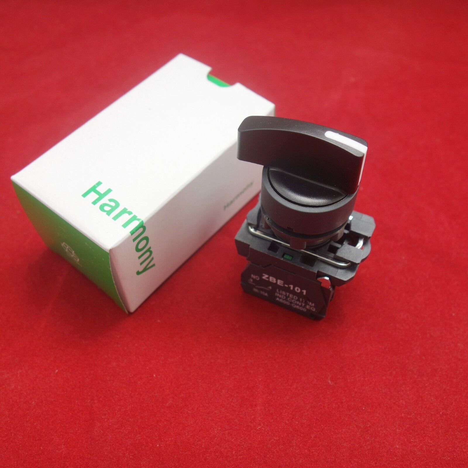 22mm Plastic Long Handle Selector switch 3 Position Fits XB5AJ33 2NO Maintained