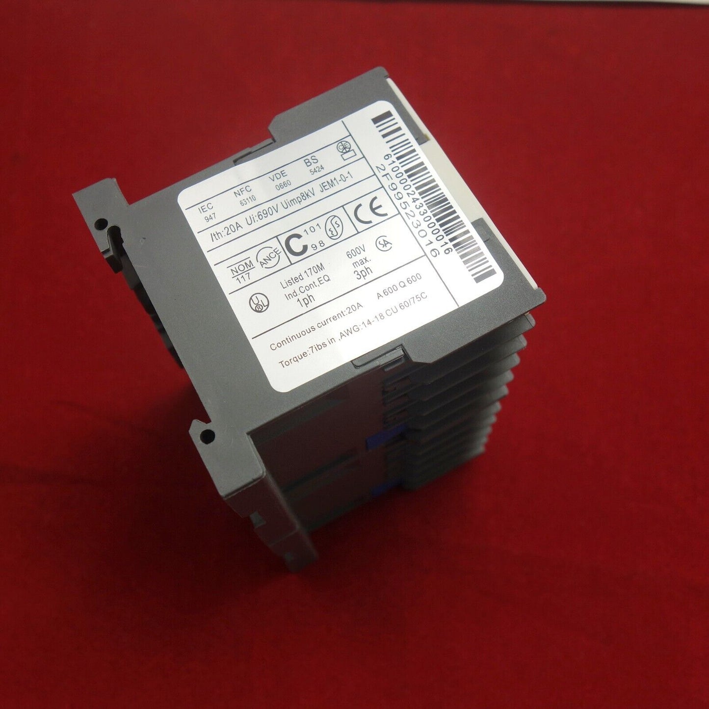 1PC Reversing FITS LC2 K0601 Mechanical Interlock CONTACTOR 6A 380V AC 50/60HZ