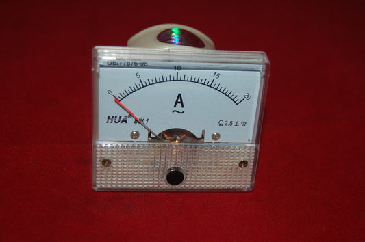 1PC AC 0-20A Analog Ammeter Panel AMP Current Meter 56*64MM directly Connect 20A