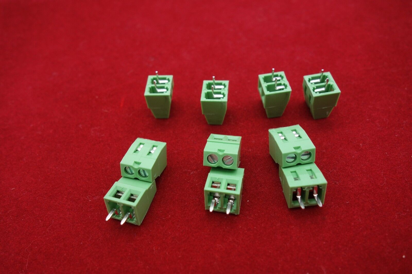 20PCS PCB Terminal Block 2 Pole 16A Pitch 5.08mm 22-14 AWG(1.5mm) Screw type