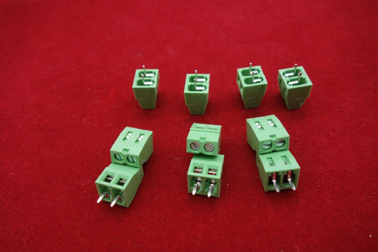 20PCS PCB Terminal Block 2 Pole 16A Pitch 5.08mm 22-14 AWG(1.5mm) Screw type