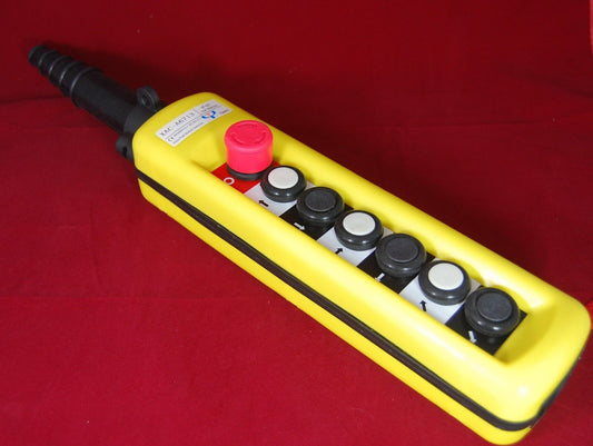 1PC fits XAC-A6713 Crane Pendant Control Stations  single-speed Estop 6 buttons