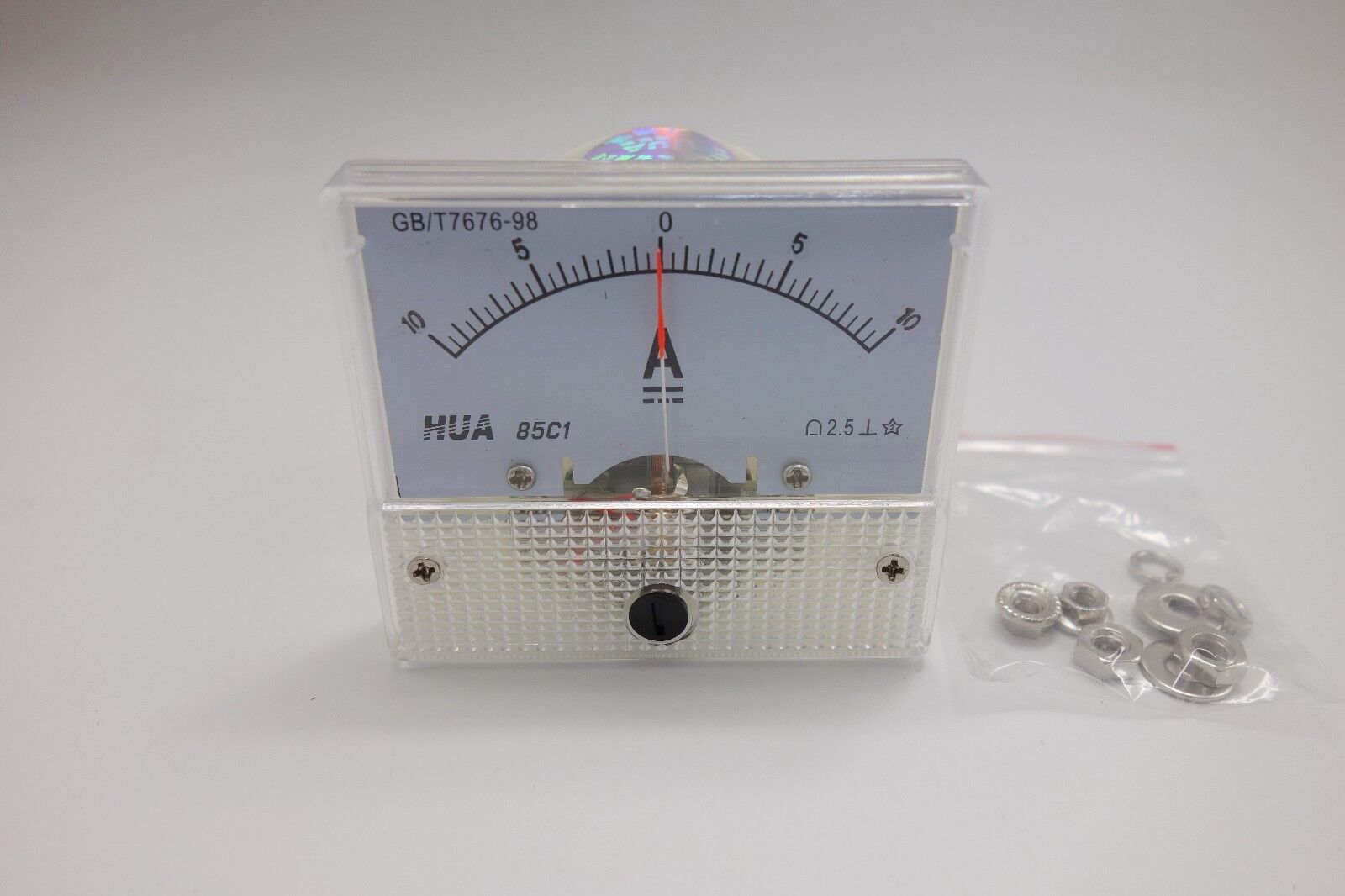 1PC DC Minus Zero Plus -10A-+10A Analog 85C1 Analogue Ammeter AMP Panel meter