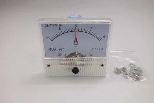 1PC DC Minus Zero Plus -10A-+10A Analog 85C1 Analogue Ammeter AMP Panel meter