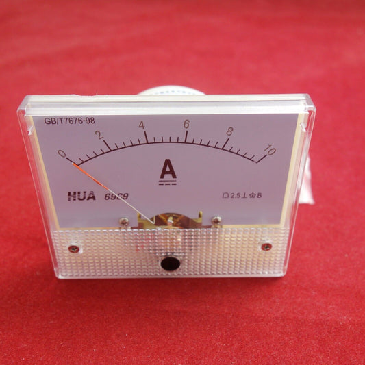 1PC DC 0-20A Analog Ammeter Panel AMP Current Meter 80*65MM 69C9 direct Connect