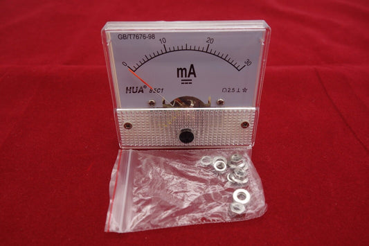 DC 30mA Analog Ammeter Panel Current Meter 85C1 0-30mA DC directly Connect