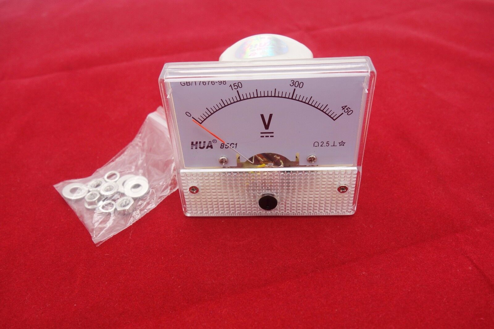 DC 0-450V Analog 85C1 Voltage Analogue Panel meter Directly connnected