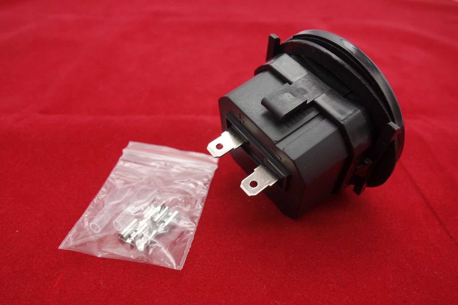 1PC Roud QUARTZ hour meter 1/10 0-99999.9  Panel Cutout Dia.50mm 100-250V AC
