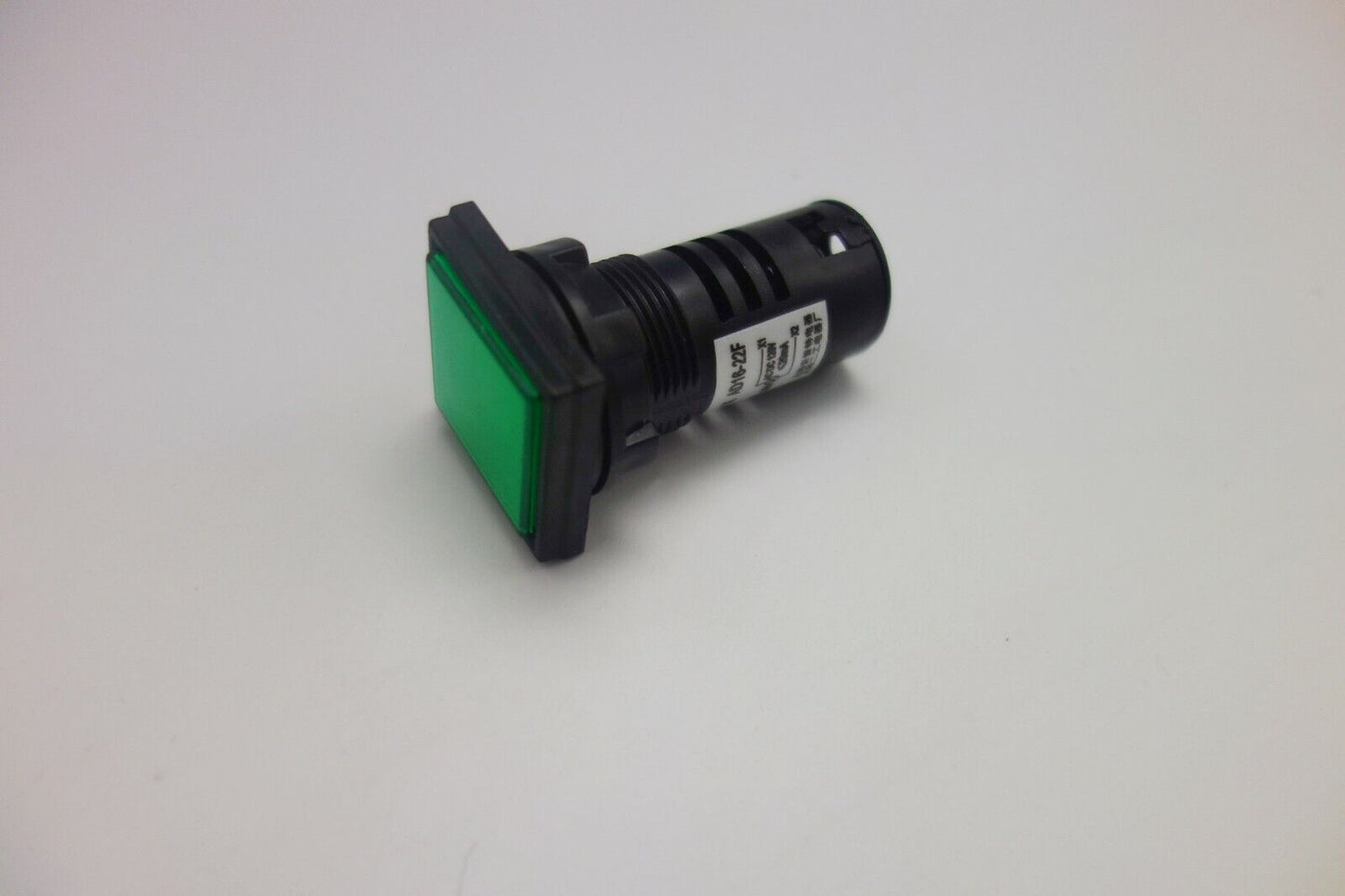 1PC Square Pilot light Green Color Led Lamp Cutout 22mm Screw Terminal 110V AC 