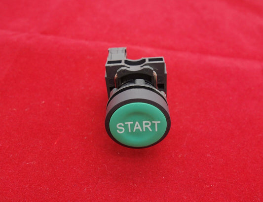 2PCS 22MM PUSHBUTTON SWITCH FITS XB5AA333 Green with Start marking 1NO momentary