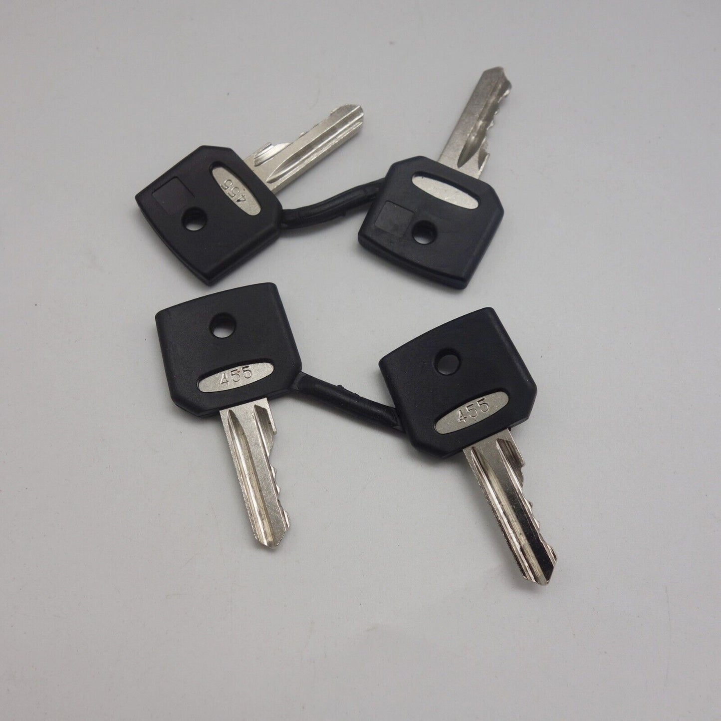 2 Pairs Fits new 455 Key for XB2 XB4 XB5 series Key Switch head ZB4BG ZB5AG