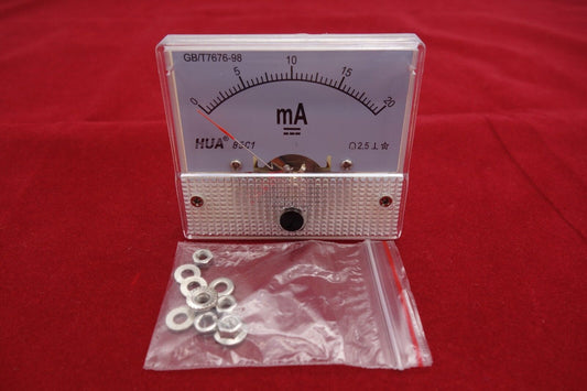 DC 20mA Analog Ammeter Panel Current Meter 85C1 0-20mA DC directly Connect