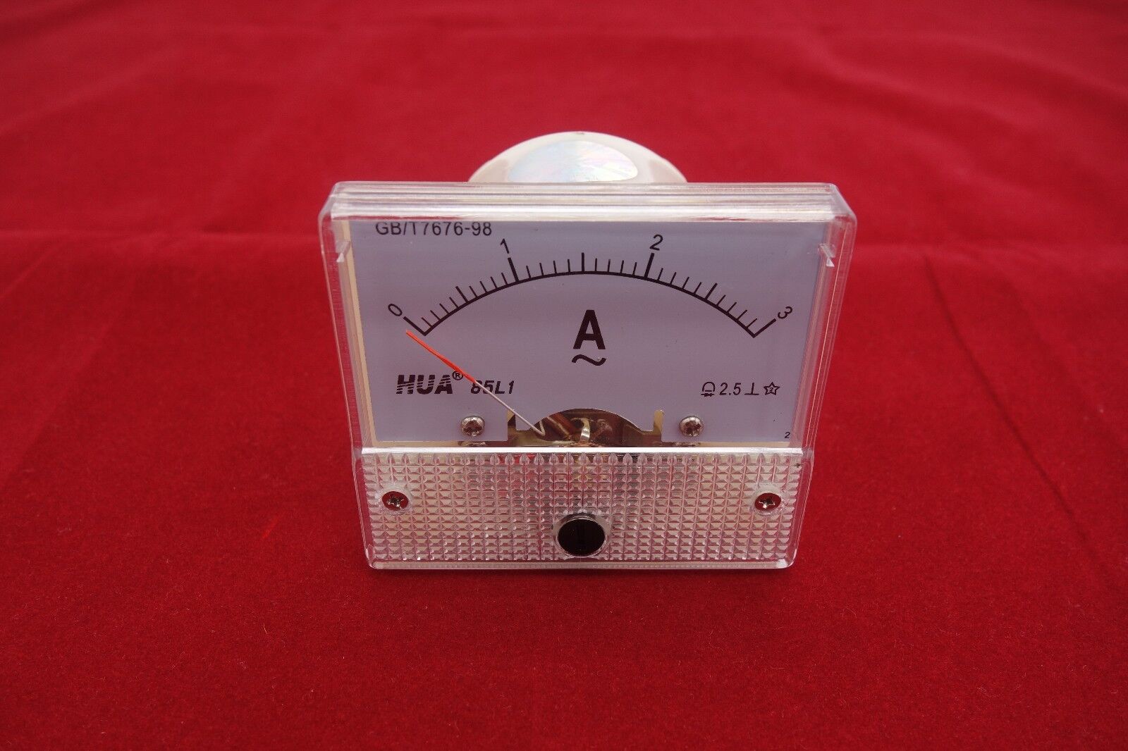 AC 3A Analog Ammeter Panel AMP Current Meter 85L1 0-3A AC directly connected