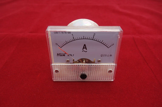 AC 3A Analog Ammeter Panel AMP Current Meter 85L1 0-3A AC directly connected