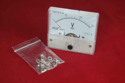 DC 0-150V Analog 85C1 Voltage Analogue Panel meter Directly connnected