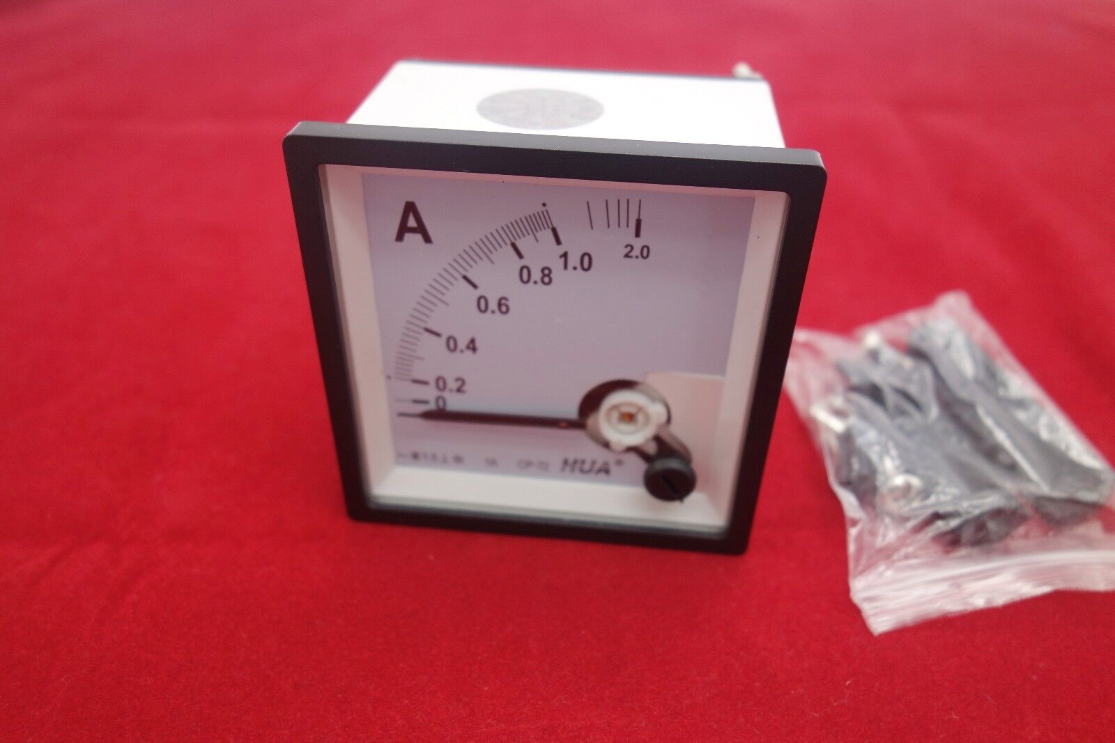 1PC AC 0-1A Analog 72X72mm Ammeter Analogue Panel meter 1A Directly connnect