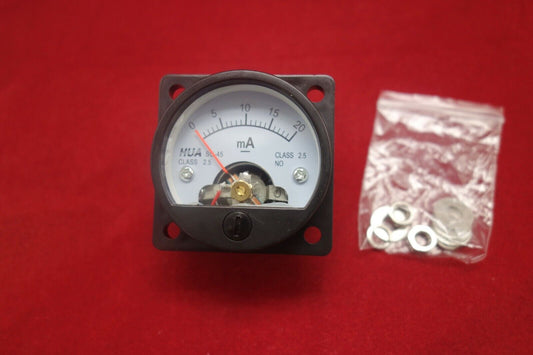 1PC DC 0-20MA Analog Ammeter Panel AMP Current Meter SO45 Cutout 45mm