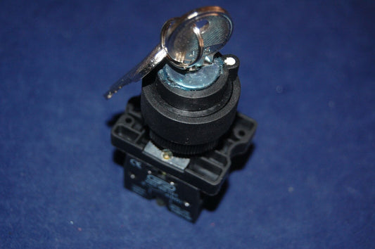 1PC FITS XB2 EG73 22MM 3 Position Momentary Key Select Selector Switch 2NO