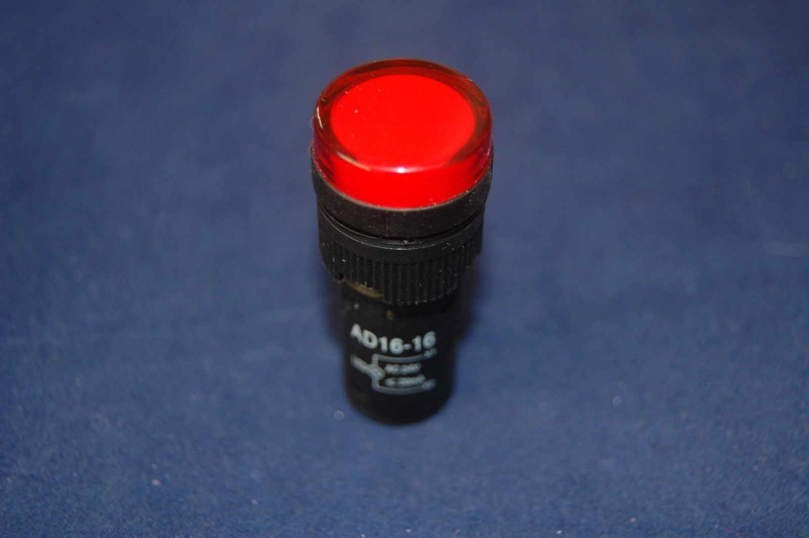 2PCS Pilot light RED Led Lamp 16mm Screw Terminal  12V AC/DC